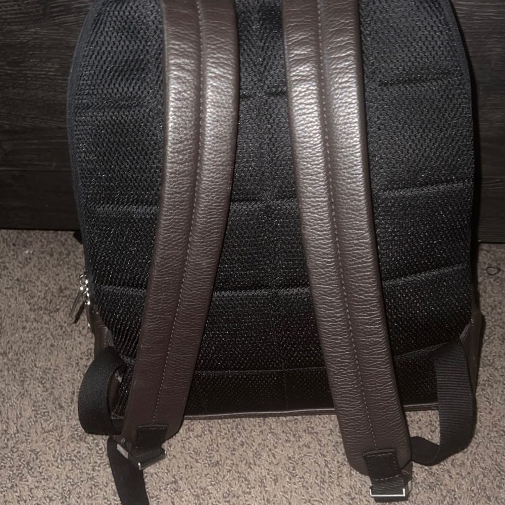 Jack Spade leather backpack